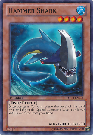 Hammer Shark [SP14-EN013] Starfoil Rare | The CG Realm