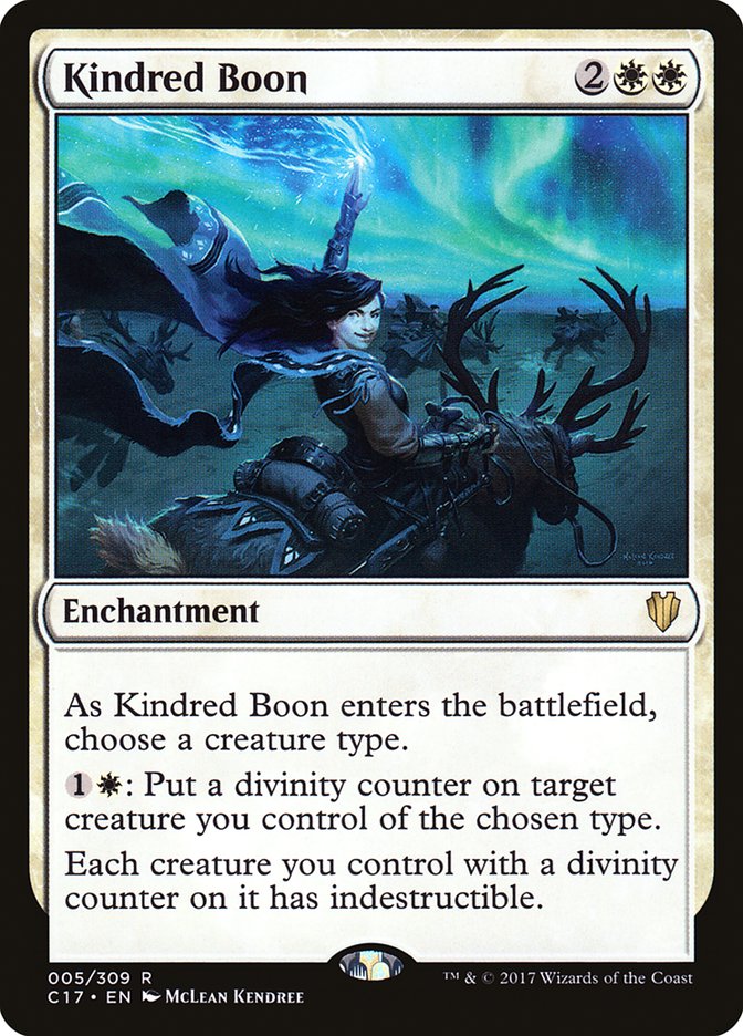 Kindred Boon [Commander 2017] | The CG Realm