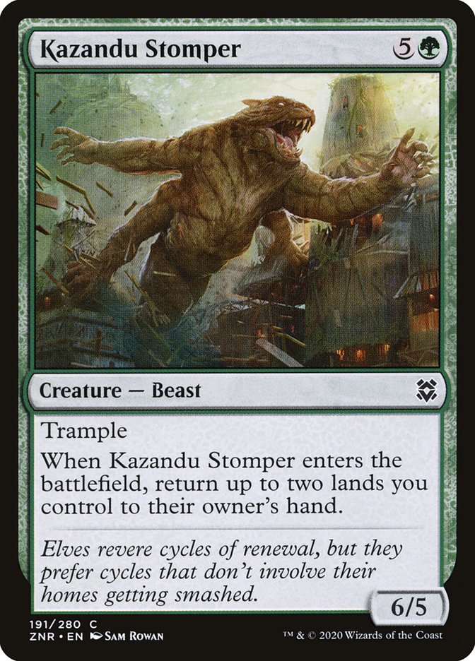 Kazandu Stomper [Zendikar Rising] | The CG Realm