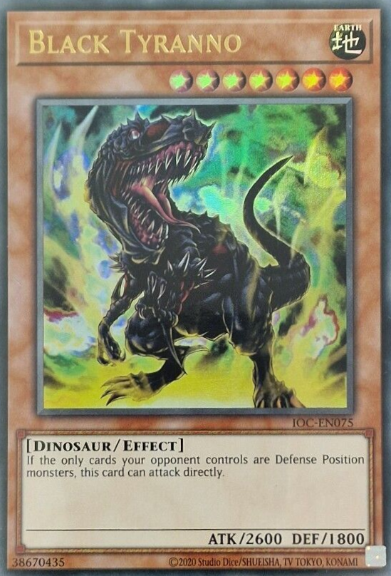 Black Tyranno (25th Anniversary) [IOC-EN075] Ultra Rare | The CG Realm