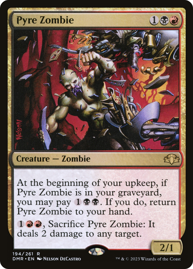 Pyre Zombie [Dominaria Remastered] | The CG Realm