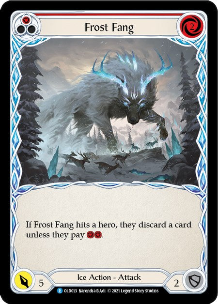 Frost Fang (Red) [OLD013] (Tales of Aria Oldhim Blitz Deck)  1st Edition Normal | The CG Realm