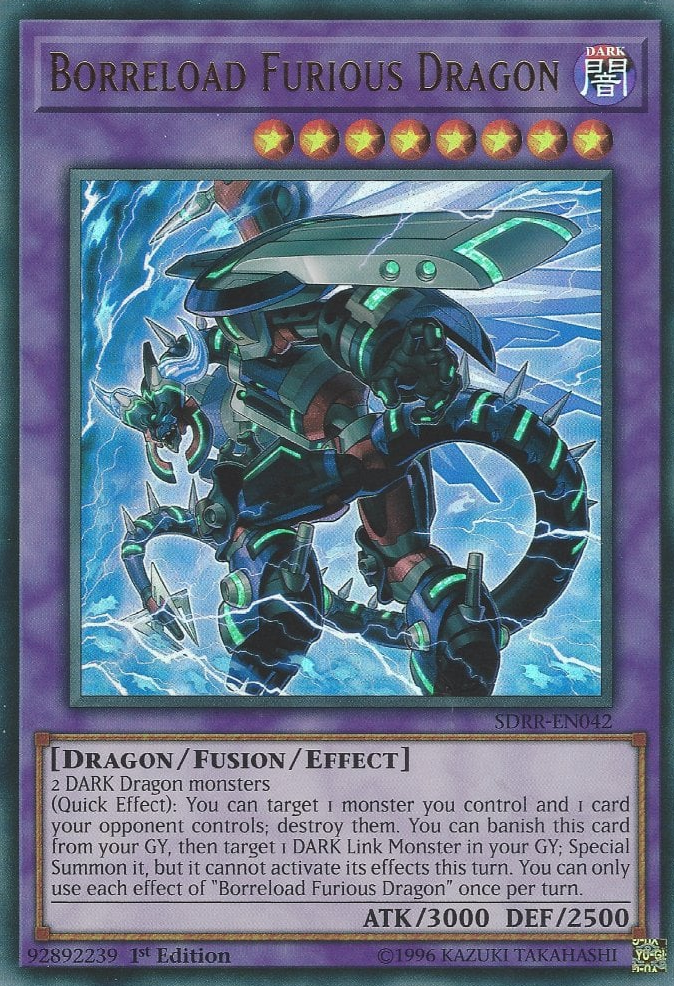 Borreload Furious Dragon [SDRR-EN042] Ultra Rare | The CG Realm