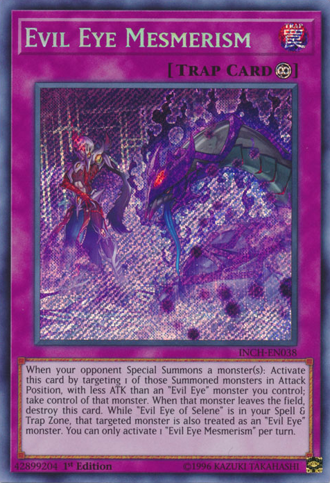 Evil Eye Mesmerism [INCH-EN038] Secret Rare | The CG Realm