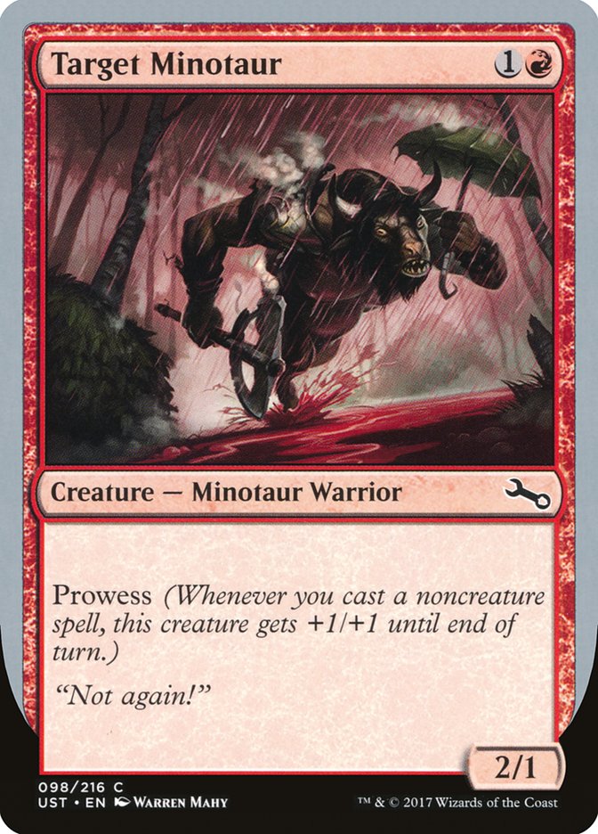 Target Minotaur (Rain Art) [Unstable] | The CG Realm