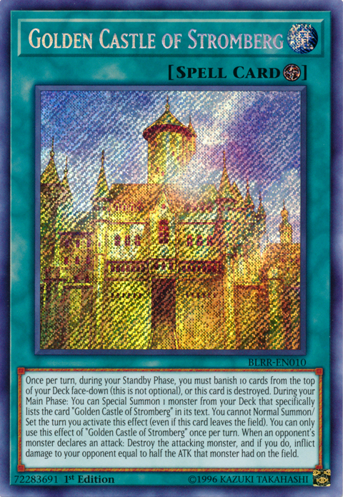 Golden Castle of Stromberg [BLRR-EN010] Secret Rare | The CG Realm