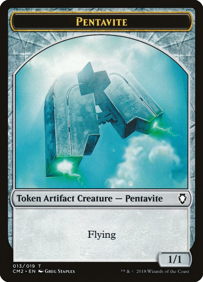 Pentavite Token [Commander Anthology Volume II Tokens] | The CG Realm