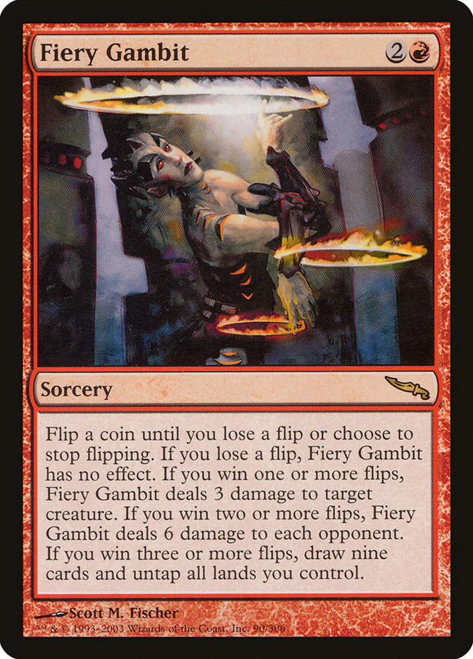 Fiery Gambit [Mirrodin] | The CG Realm