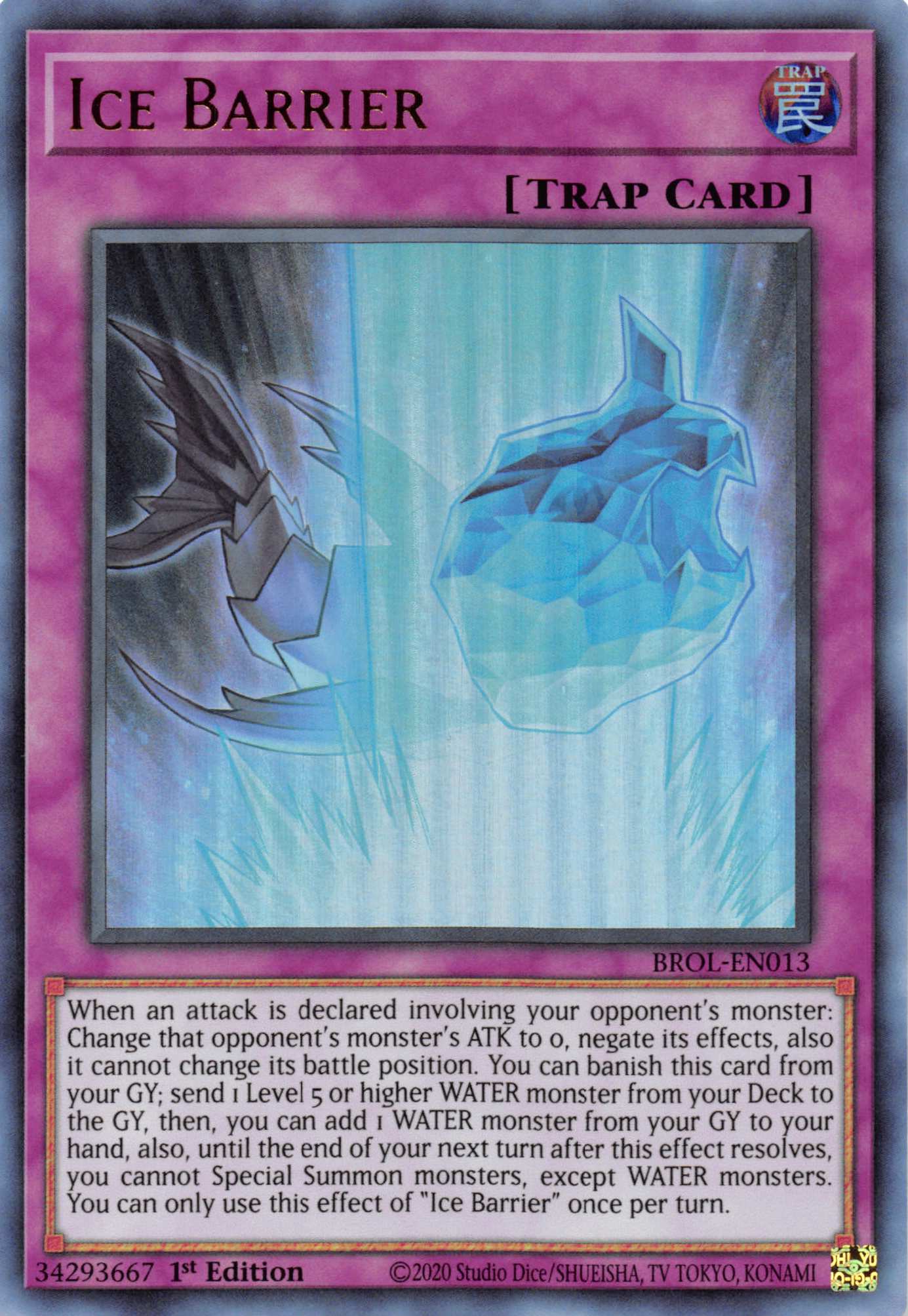 Ice Barrier [BROL-EN013] Ultra Rare | The CG Realm