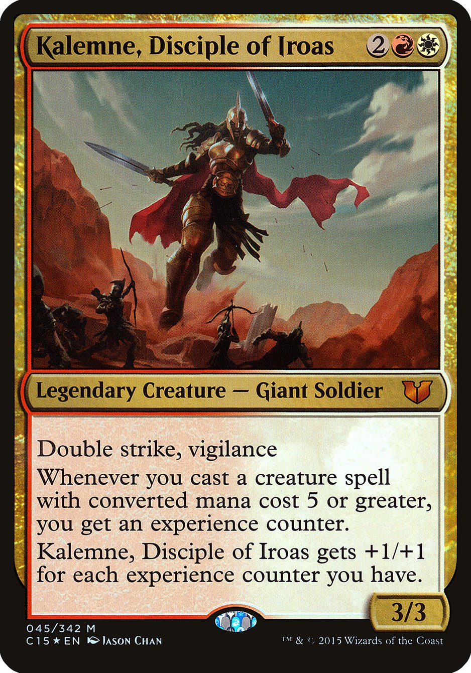 Kalemne, Disciple of Iroas (Oversized) [Commander 2015 Oversized] | The CG Realm