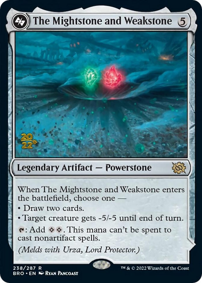 The Mightstone and Weakstone [The Brothers' War Prerelease Promos] | The CG Realm