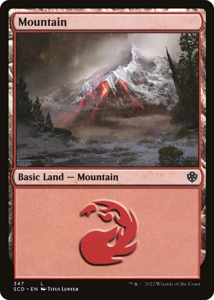 Mountain (347) [Starter Commander Decks] | The CG Realm