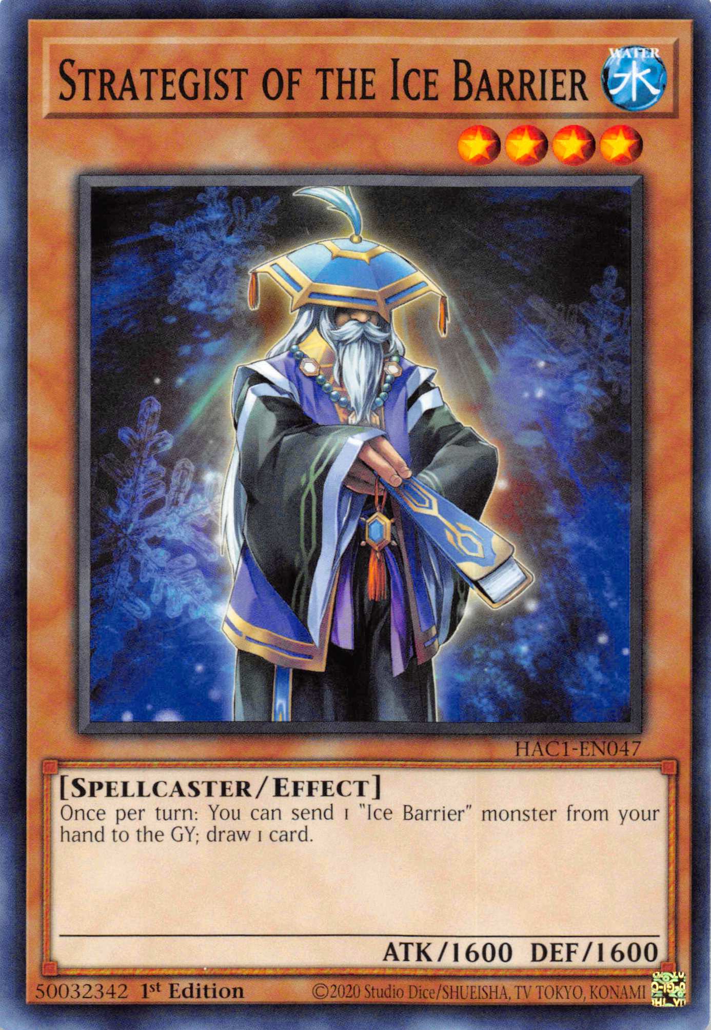 Strategist of the Ice Barrier (Duel Terminal) [HAC1-EN047] Parallel Rare | The CG Realm