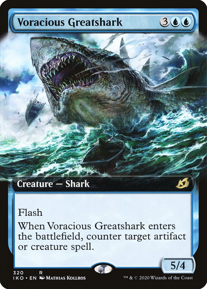 Voracious Greatshark (Extended Art) [Ikoria: Lair of Behemoths] | The CG Realm