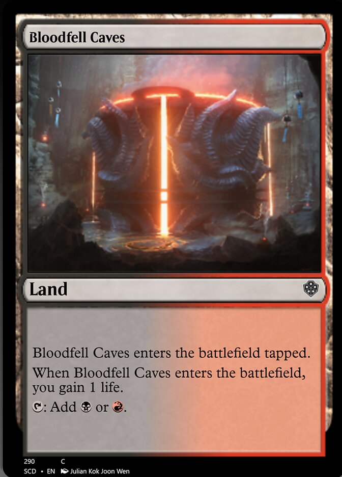 Bloodfell Caves [Starter Commander Decks] | The CG Realm