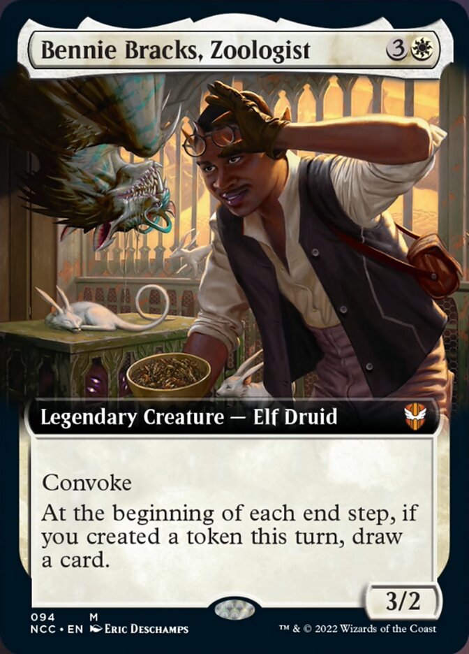 Bennie Bracks, Zoologist (Extended Art) [Streets of New Capenna Commander] | The CG Realm