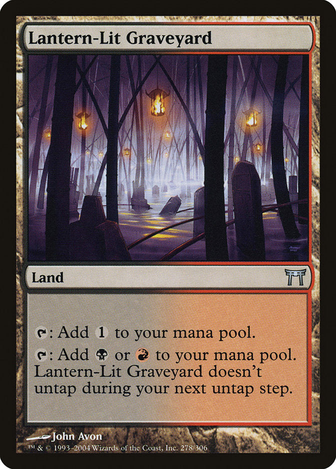 Lantern-Lit Graveyard [Champions of Kamigawa] | The CG Realm