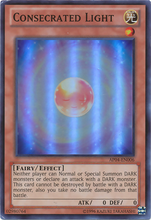 Consecrated Light [AP04-EN006] Super Rare | The CG Realm