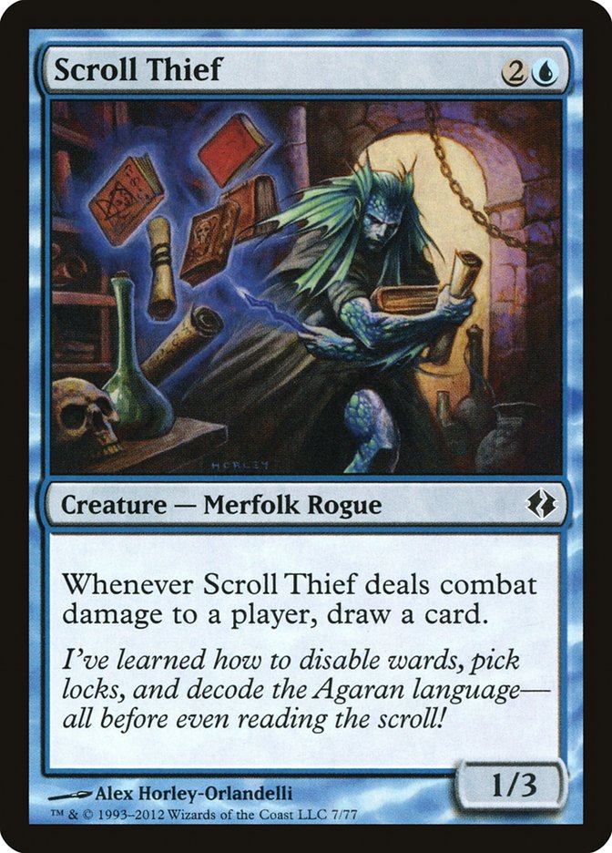 Scroll Thief [Duel Decks: Venser vs. Koth] | The CG Realm