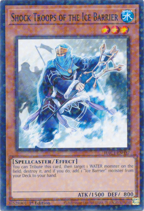 Shock Troops of the Ice Barrier (Duel Terminal) [HAC1-EN037] Common | The CG Realm