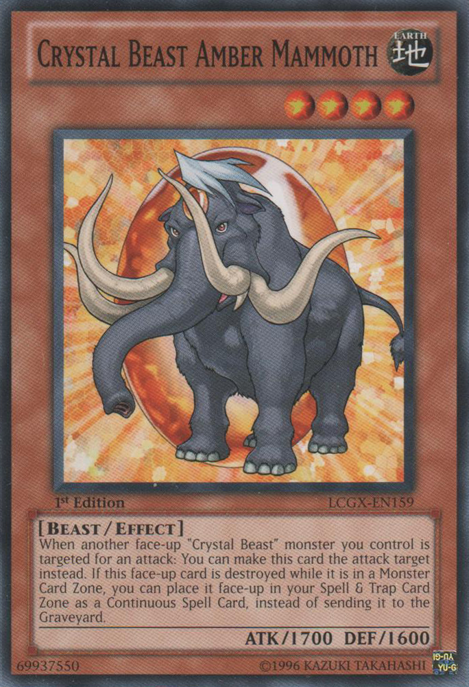 Crystal Beast Amber Mammoth [LCGX-EN159] Common | The CG Realm