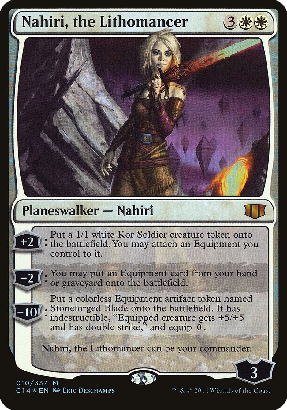 Nahiri, the Lithomancer (Oversized) [Commander 2014 Oversized] | The CG Realm