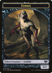 Demon (013/036) // Zombie (016/036) Double-Sided Token [Commander 2014 Tokens] | The CG Realm