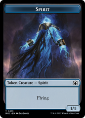 Spirit (9) // Spirit (13) Double-Sided Token [March of the Machine Commander Tokens] | The CG Realm