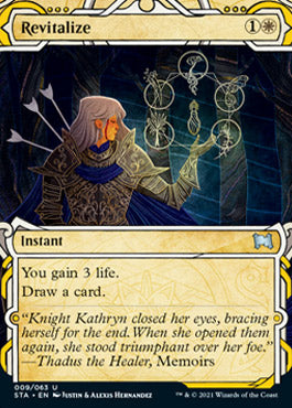 Revitalize (Foil Etched) [Strixhaven: School of Mages Mystical Archive] | The CG Realm