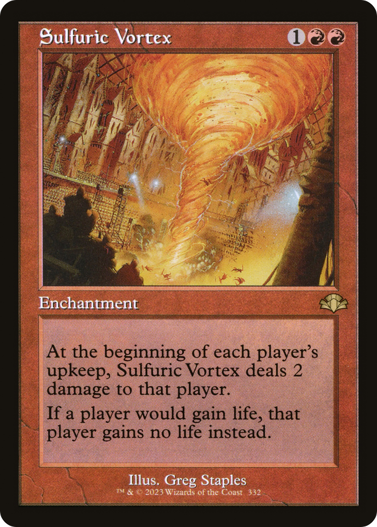 Sulfuric Vortex (Retro) [Dominaria Remastered] | The CG Realm