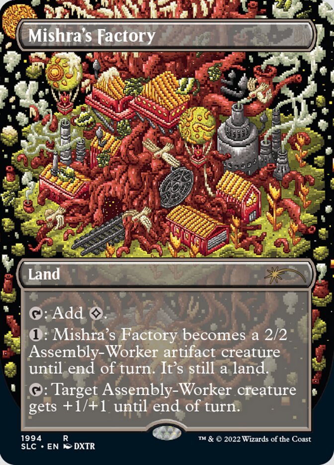 Mishra's Factory (Borderless) [Secret Lair 30th Anniversary Countdown Kit] | The CG Realm