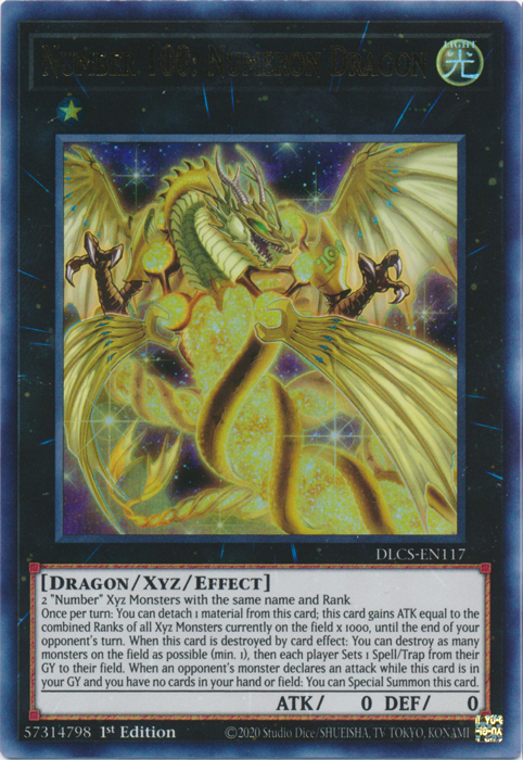 Number 100: Numeron Dragon [DLCS-EN117] Ultra Rare | The CG Realm