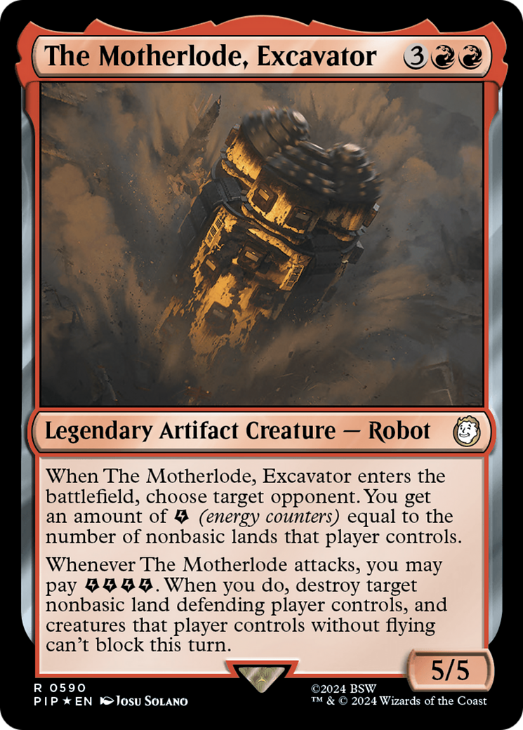 The Motherlode, Excavator (Surge Foil) [Fallout] | The CG Realm