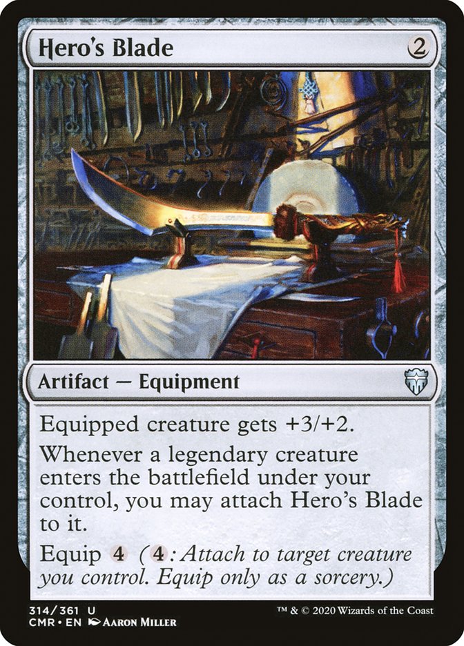 Hero's Blade (314) [Commander Legends] | The CG Realm