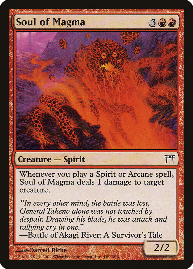 Soul of Magma [Champions of Kamigawa] | The CG Realm