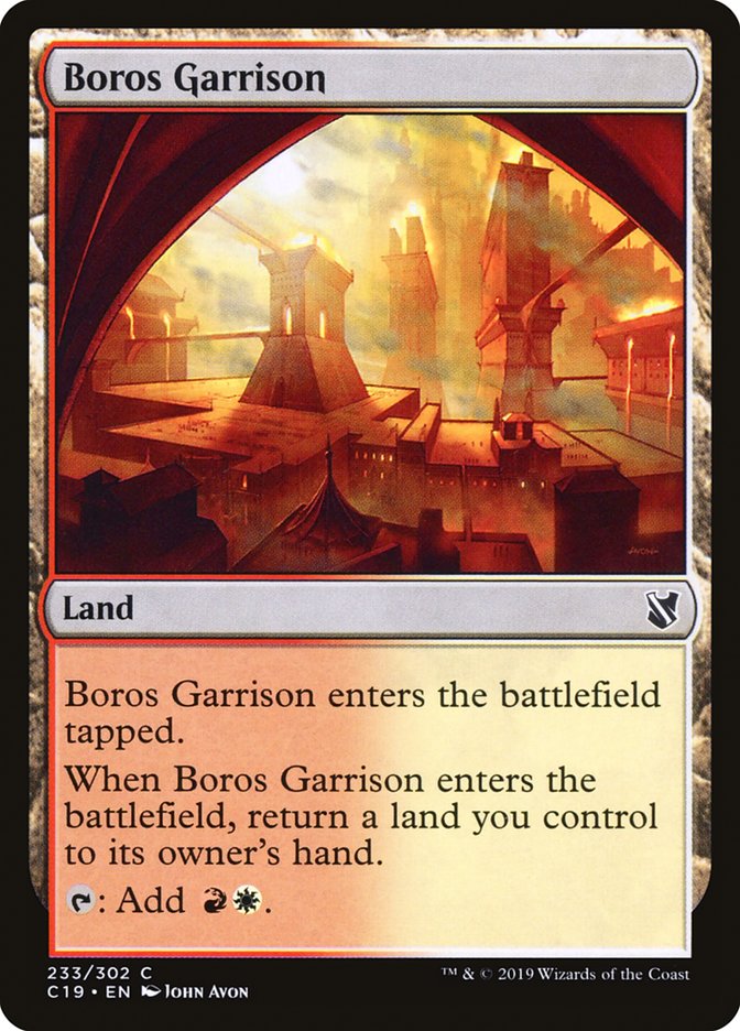 Boros Garrison [Commander 2019] | The CG Realm