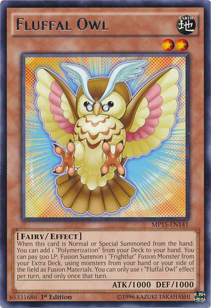 Fluffal Owl [MP15-EN141] Rare | The CG Realm