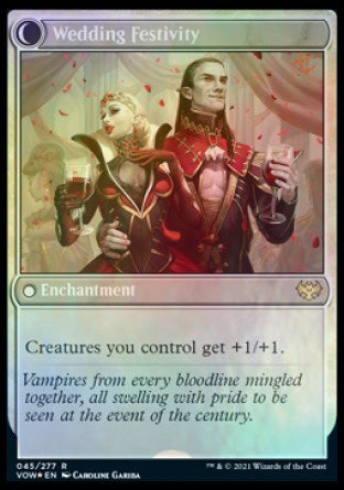 Wedding Announcement // Wedding Festivity [Innistrad: Crimson Vow Prerelease Promos] | The CG Realm