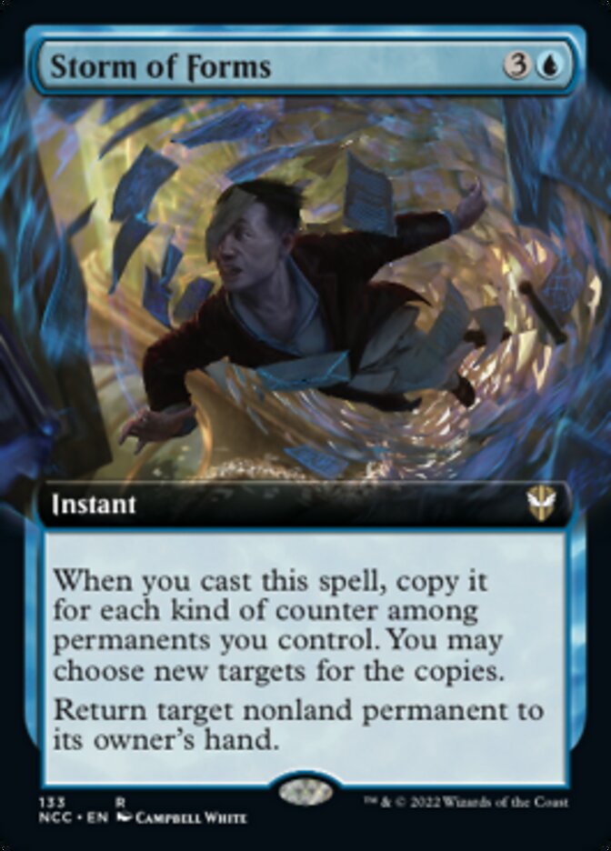 Storm of Forms (Extended Art) [Streets of New Capenna Commander] | The CG Realm