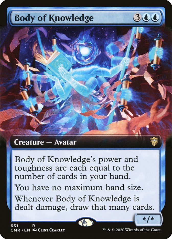 Body of Knowledge (Extended Art) [Commander Legends] | The CG Realm