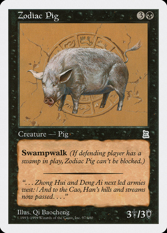 Zodiac Pig [Portal Three Kingdoms] | The CG Realm