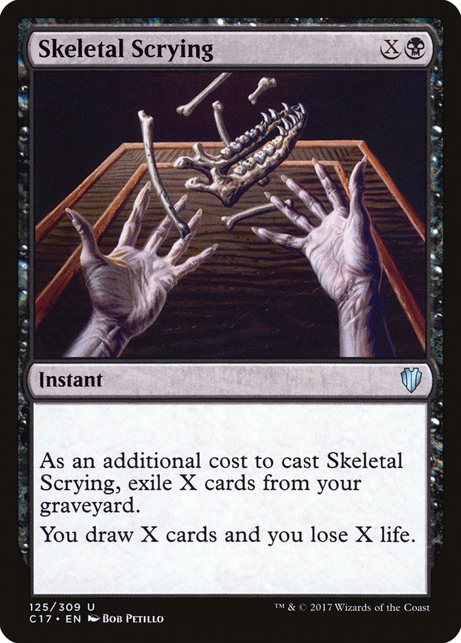 Skeletal Scrying [Commander 2017] | The CG Realm