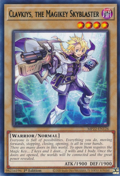 Clavkiys, the Magikey Skyblaster [MP22-EN126] Rare | The CG Realm