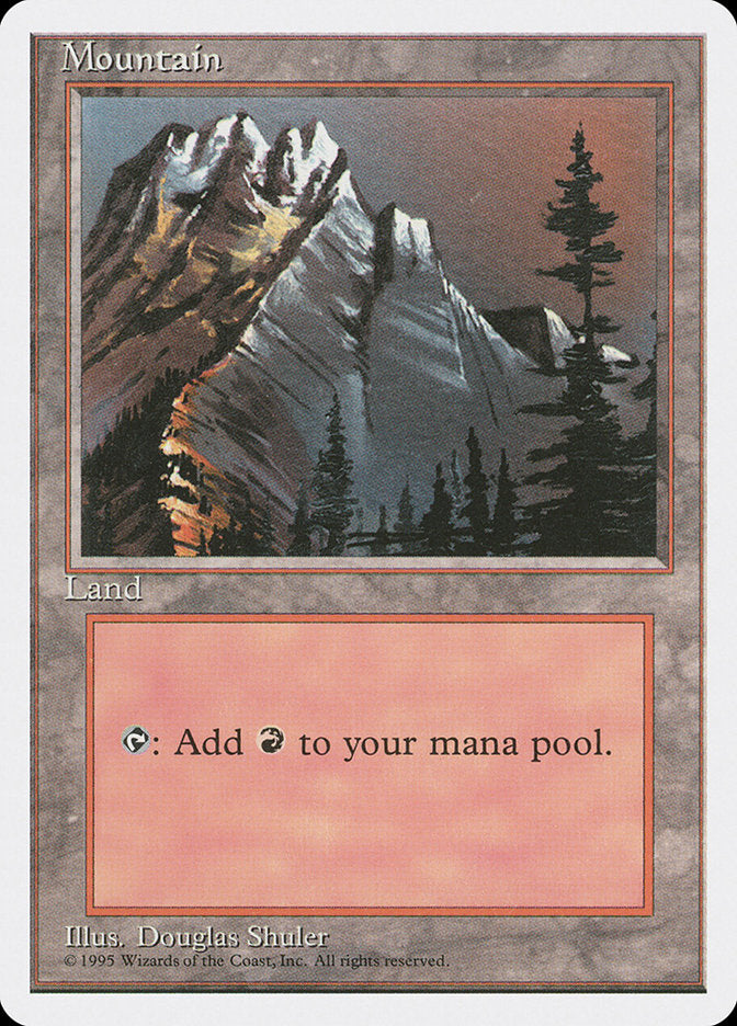 Mountain (Snow Top / Highest Point on Left) [Fourth Edition] | The CG Realm