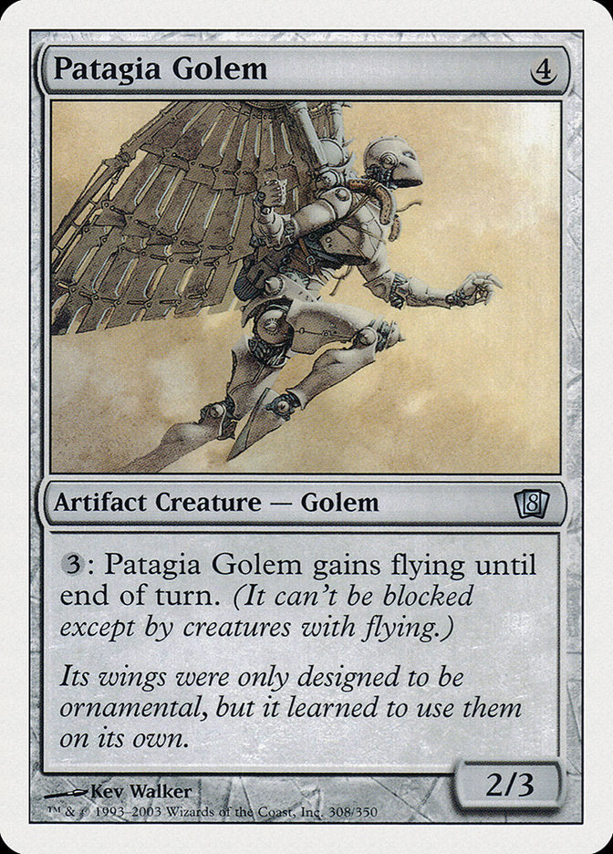 Patagia Golem [Eighth Edition] | The CG Realm