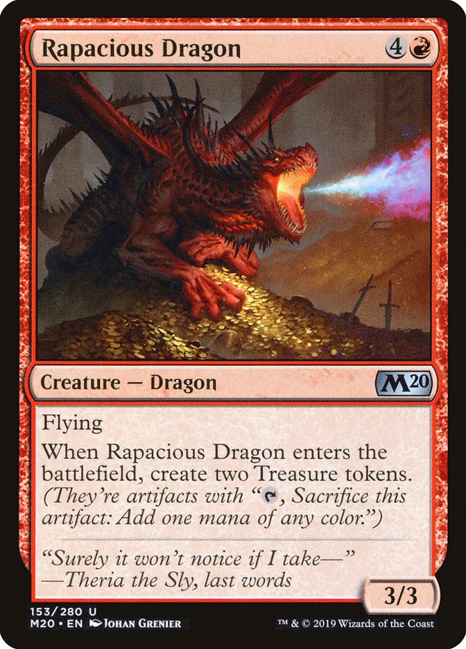 Rapacious Dragon [Core Set 2020] | The CG Realm