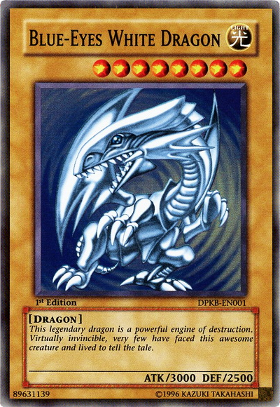 Blue-Eyes White Dragon [DPKB-EN001] Super Rare | The CG Realm