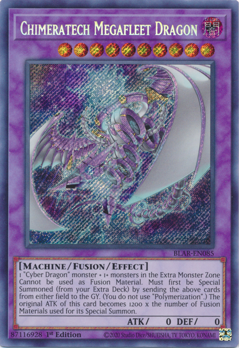 Chimeratech Megafleet Dragon [BLAR-EN085] Secret Rare | The CG Realm