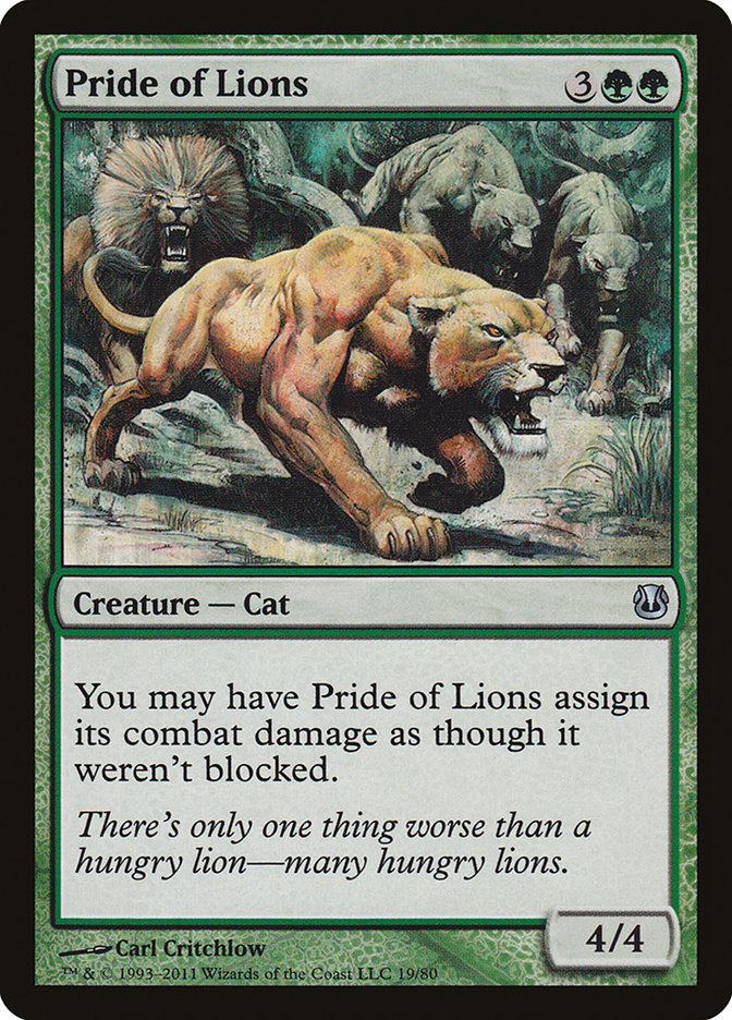 Pride of Lions [Duel Decks: Ajani vs. Nicol Bolas] | The CG Realm