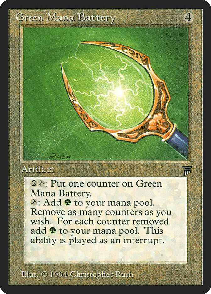 Green Mana Battery [Legends] | The CG Realm